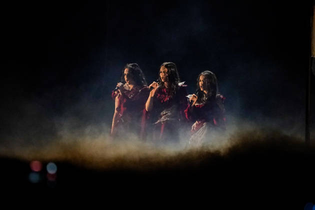12.05.2026 - Europa, Österreich, Wien: 70. Eurovision Song Contest 2026 in der Wiener Stadthalle - Semi-final 1; LELEK mit dem Song Andromeda für Kroatien Copyright: xLUKAxKOLANOVICx