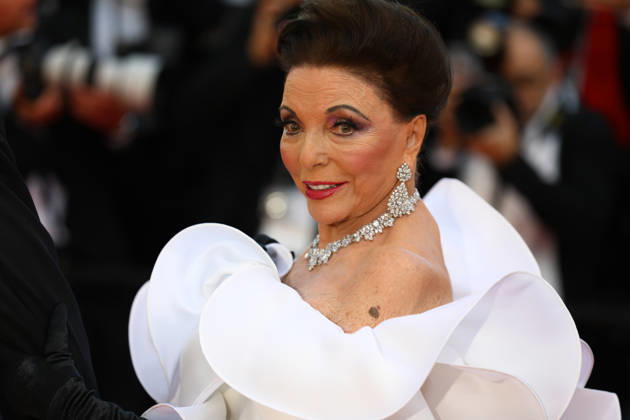 May 12, 2026, Cannes, Cote D azur, France: JOAN COLLINS during the red carpet for the premiere screening of THE ELECTRIC KISS at the 79th Annual Cannes Film Festival at Palais des Festivals in Cannes, France Cannes France - ZUMAc179 20260512_zep_c179_112 Copyright: xMickaelxChavetx