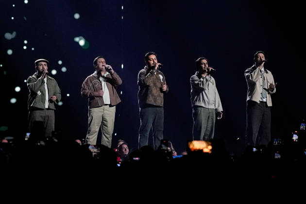 12.05.2026 - Europa, Österreich, Wien: 70. Eurovision Song Contest 2026 in der Wiener Stadthalle - Semi-final 1; Bandidos do Cante mit dem Song Rosa für Portugal Copyright: xLUKAxKOLANOVICx