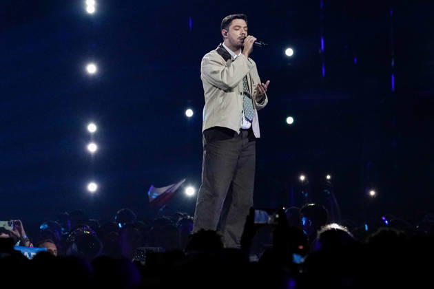 12.05.2026 - Europa, Österreich, Wien: 70. Eurovision Song Contest 2026 in der Wiener Stadthalle - Semi-final 1; Bandidos do Cante mit dem Song Rosa für Portugal Copyright: xLUKAxKOLANOVICx