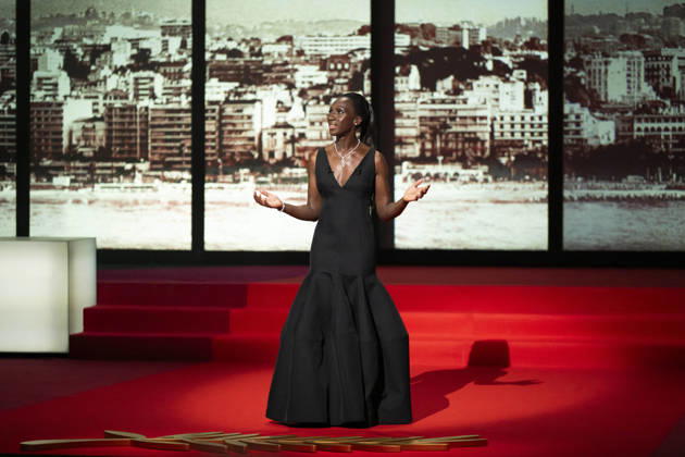 Cannes - Opening Ceremony EB French-Malian actress and master of Ceremony Eye Haidara during the Opening Ceremony as part of the 79th Cannes Film Festival in Cannes, France on May 12, 2026. Photo by Eliot Blondet ABACAPRESS.COM Cannes France France  Copyright: xBlondetxEliot ABACAx