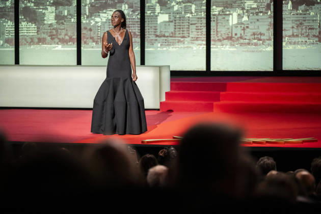 Cannes - Opening Ceremony EB French-Malian actress and master of Ceremony Eye Haidara during the Opening Ceremony as part of the 79th Cannes Film Festival in Cannes, France on May 12, 2026. Photo by Eliot Blondet ABACAPRESS.COM Cannes France France  Copyright: xBlondetxEliot ABACAx