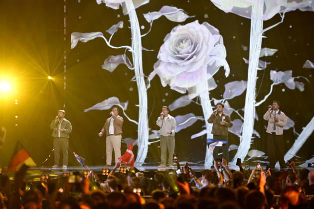 VIENNA, AUSTRIA 20260512 Bandidos do Cante representing Portugal with the entry Rosa during the semi-final 1 of the 70th edition of the Eurovision Song Contest ESC in Wiener Stadthalle in Vienna, Austria, Tuesday, May 12, 2026 VIENNA AUSTRIA x10070x  Copyright: xJessicaxGow TTx EUROVISION 2026 SEMIFINAL 1 OPUDSzxaNLo