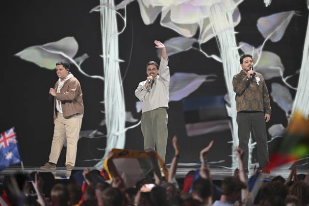 VIENNA, AUSTRIA 20260512 Bandidos do Cante representing Portugal with the entry Rosa during the semi-final 1 of the 70th edition of the Eurovision Song Contest ESC in Wiener Stadthalle in Vienna, Austria, Tuesday, May 12, 2026 VIENNA AUSTRIA x10070x  Copyright: xJessicaxGow TTx EUROVISION 2026 SEMIFINAL 1 wJS21yPz3Oo