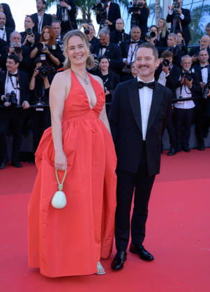 Electric Kiss Premiere at 79th Festival de Cannes - Cannes, France CANNES, FRANCE. May 12, 2026: Elijah Wood & Mette-Marie Kongsved at the Grand Opening and premiere for The Electric Kiss at the 79th Festival de Cannes. Picture: Paul Smith Featureflash Cannes France  Copyright: xPaulxSmithx xFeatureflashx
