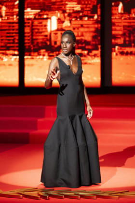 Cannes - Opening Ceremony EB French-Malian actress and master of Ceremony Eye Haidara during the Opening Ceremony as part of the 79th Cannes Film Festival in Cannes, France on May 12, 2026. Photo by Eliot Blondet ABACAPRESS.COM Cannes France France  Copyright: xBlondetxEliot ABACAx