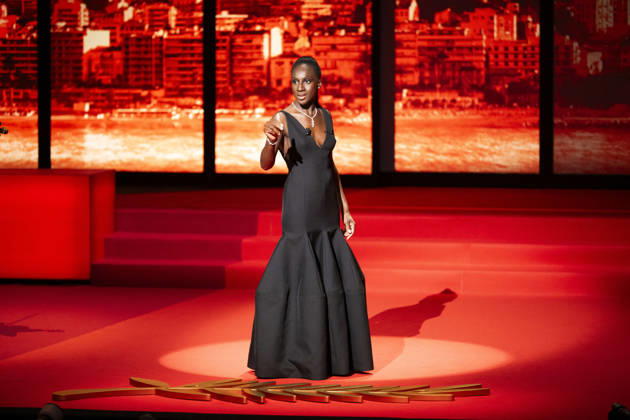 Cannes - Opening Ceremony EB French-Malian actress and master of Ceremony Eye Haidara during the Opening Ceremony as part of the 79th Cannes Film Festival in Cannes, France on May 12, 2026. Photo by Eliot Blondet ABACAPRESS.COM Cannes France France  Copyright: xBlondetxEliot ABACAx