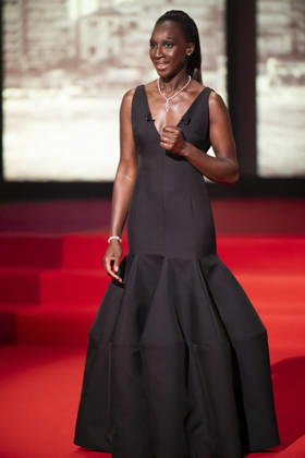 Cannes - Opening Ceremony EB French-Malian actress and master of Ceremony Eye Haidara during the Opening Ceremony as part of the 79th Cannes Film Festival in Cannes, France on May 12, 2026. Photo by Eliot Blondet ABACAPRESS.COM Cannes France France  Copyright: xBlondetxEliot ABACAx