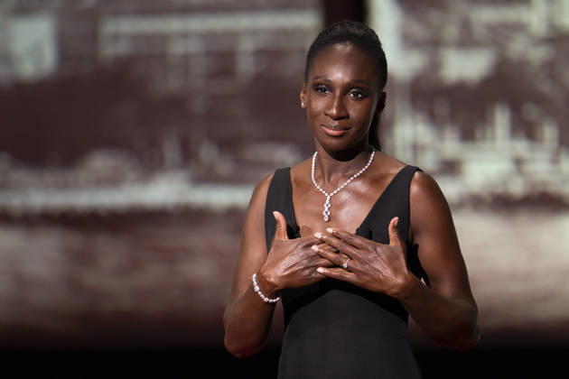 Cannes - Opening Ceremony EB French-Malian actress and master of Ceremony Eye Haidara during the Opening Ceremony as part of the 79th Cannes Film Festival in Cannes, France on May 12, 2026. Photo by Eliot Blondet ABACAPRESS.COM Cannes France France  Copyright: xBlondetxEliot ABACAx