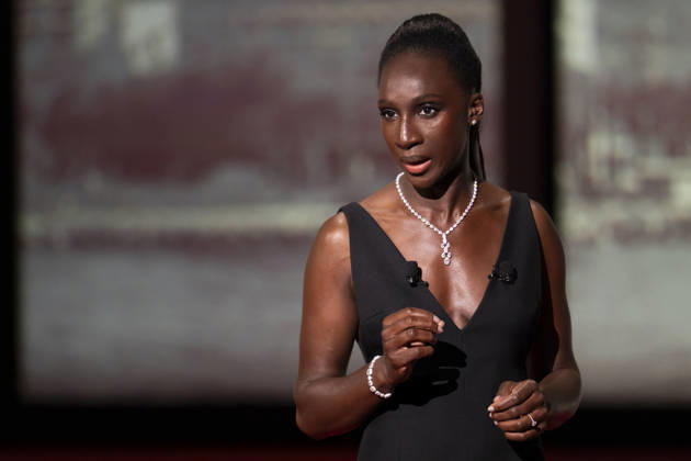 Cannes - Opening Ceremony EB French-Malian actress and master of Ceremony Eye Haidara during the Opening Ceremony as part of the 79th Cannes Film Festival in Cannes, France on May 12, 2026. Photo by Eliot Blondet ABACAPRESS.COM Cannes France France  Copyright: xBlondetxEliot ABACAx