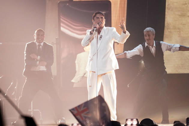 12.05.2026 - Europa, Österreich, Wien: 70. Eurovision Song Contest 2026 in der Wiener Stadthalle - Semi-final 1; Sal Da Vinci mit dem Song Per Sempre Si für Italien Copyright: xLUKAxKOLANOVICx