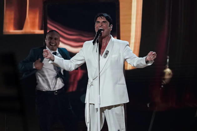 12.05.2026 - Europa, Österreich, Wien: 70. Eurovision Song Contest 2026 in der Wiener Stadthalle - Semi-final 1; Sal Da Vinci mit dem Song Per Sempre Si für Italien Copyright: xLUKAxKOLANOVICx