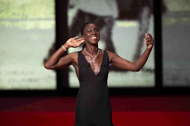 Cannes - Opening Ceremony EB French-Malian actress and master of Ceremony Eye Haidara during the Opening Ceremony as part of the 79th Cannes Film Festival in Cannes, France on May 12, 2026. Photo by Eliot Blondet ABACAPRESS.COM Cannes France France  Copyright: xBlondetxEliot ABACAx