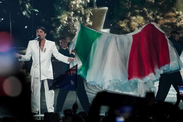 12.05.2026 - Europa, Österreich, Wien: 70. Eurovision Song Contest 2026 in der Wiener Stadthalle - Semi-final 1; Sal Da Vinci mit dem Song Per Sempre Si für Italien Copyright: xLUKAxKOLANOVICx