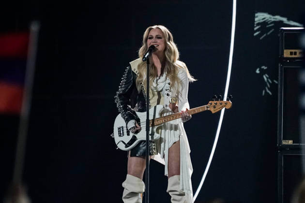 12.05.2026 - Europa, Österreich, Wien: 70. Eurovision Song Contest 2026 in der Wiener Stadthalle - Semi-final 1; Vanilla Ninja mit dem Song Too Epic To Be True für Estland Copyright: xLUKAxKOLANOVICx