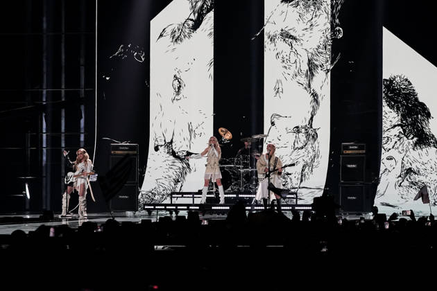 12.05.2026 - Europa, Österreich, Wien: 70. Eurovision Song Contest 2026 in der Wiener Stadthalle - Semi-final 1; Vanilla Ninja mit dem Song Too Epic To Be True für Estland Copyright: xLUKAxKOLANOVICx