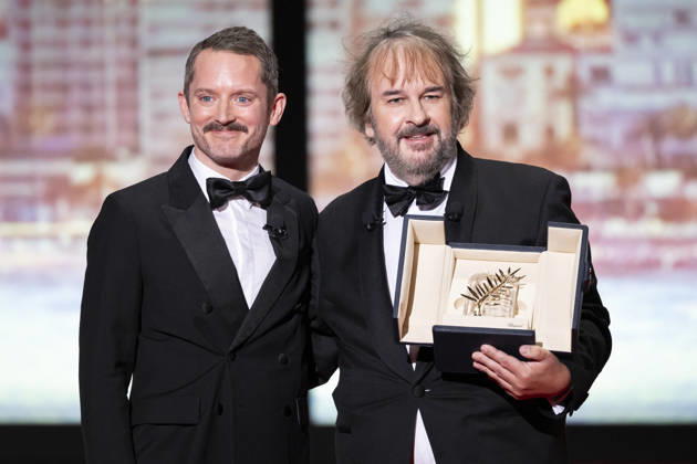 Cannes - Opening Ceremony EB US actor Elijah Wood and Peter Jackson during the Opening Ceremony as part of the 79th Cannes Film Festival in Cannes, France on May 12, 2026. Photo by Eliot Blondet ABACAPRESS.COM Cannes France France  Copyright: xBlondetxEliot ABACAx