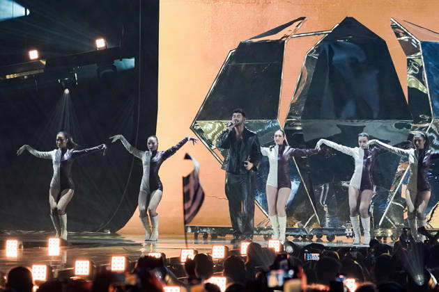 12.05.2026 - Europa, Österreich, Wien: 70. Eurovision Song Contest 2026 in der Wiener Stadthalle - Semi-final 1; Noam Bettan mit dem Song Michelle für Israel Copyright: xLUKAxKOLANOVICx