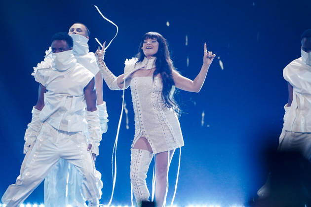 12.05.2026 - Europa, Österreich, Wien: 70. Eurovision Song Contest 2026 in der Wiener Stadthalle - Semi-final 1; ESSYLA mit dem Song Dancing on the Ice für Belgien Copyright: xLUKAxKOLANOVICx