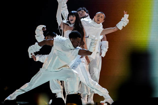 12.05.2026 - Europa, Österreich, Wien: 70. Eurovision Song Contest 2026 in der Wiener Stadthalle - Semi-final 1; ESSYLA mit dem Song Dancing on the Ice für Belgien Copyright: xLUKAxKOLANOVICx