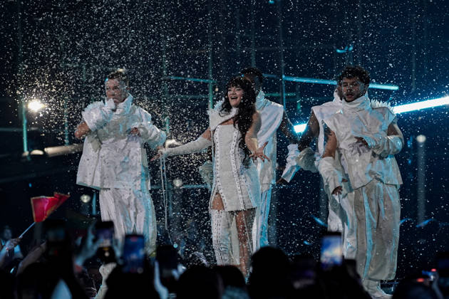 12.05.2026 - Europa, Österreich, Wien: 70. Eurovision Song Contest 2026 in der Wiener Stadthalle - Semi-final 1; ESSYLA mit dem Song Dancing on the Ice für Belgien Copyright: xLUKAxKOLANOVICx