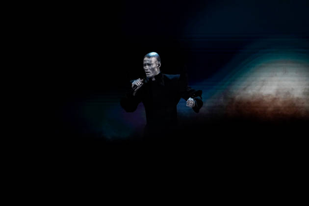 12.05.2026 - Europa, Österreich, Wien: 70. Eurovision Song Contest 2026 in der Wiener Stadthalle - Semi-final 1; Lion Ceccah mit dem Song Solo Quiero Mas für Litauen Copyright: xLUKAxKOLANOVICx