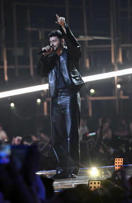 Noam Bettan representing Israel with the song Michelle during Semi Final 1 of the 70th Eurovision Song Contest ESC at the Wiener Stadthalle in Vienna, Austria, Tuesday, May 12, 2026 VIENNA AUSTRIA x10070x  Copyright: xJessicaxGow TTx EUROVISION SONG CONTEST 2026 SEMI-FINAL 1 WDPIVk3jZcY