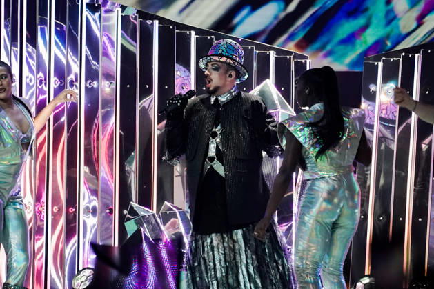 12.05.2026 - Europa, Österreich, Wien: 70. Eurovision Song Contest 2026 in der Wiener Stadthalle - Semi-final 1; SENHIT mit dem Song Superstar für San Marino Copyright: xLUKAxKOLANOVICx