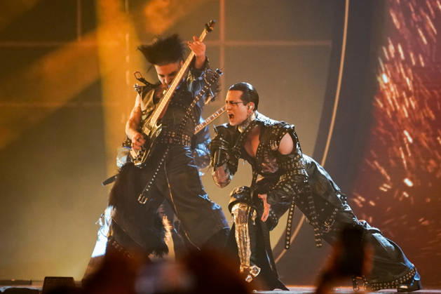 12.05.2026 - Europa, Österreich, Wien: 70. Eurovision Song Contest 2026 in der Wiener Stadthalle - Semi-final 1; LAVINA mit dem Song Kraj Mene für Serbien Copyright: xLUKAxKOLANOVICx