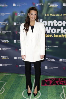 Laura Wontorra beim Premieren-Screening der Magenta TV Doku-Serie Wontorras World Cup - Vater. Tochter. WM. im Telekom Flagship Store. Hamburg, 12.05.2026
