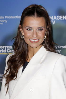 Laura Wontorra beim Premieren-Screening der Magenta TV Doku-Serie Wontorras World Cup - Vater. Tochter. WM. im Telekom Flagship Store. Hamburg, 12.05.2026