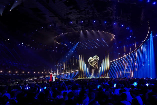 12.05.2026 - Europa, Österreich, Wien: 70. Eurovision Song Contest 2026 in der Wiener Stadthalle - Semi-final 1; Die Bühne Copyright: xLUKAxKOLANOVICx