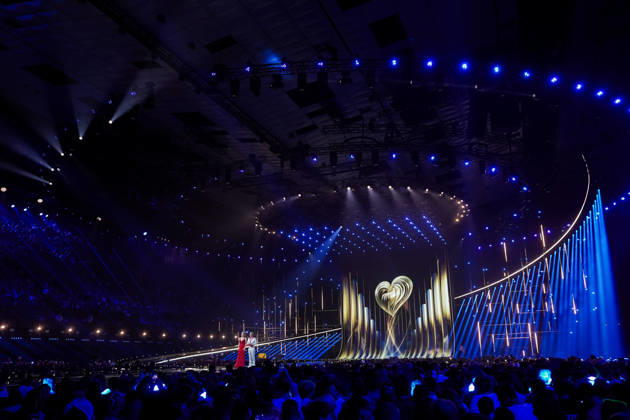 12.05.2026 - Europa, Österreich, Wien: 70. Eurovision Song Contest 2026 in der Wiener Stadthalle - Semi-final 1; Die Bühne Copyright: xLUKAxKOLANOVICx