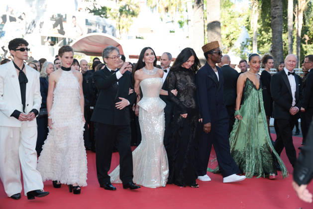 Opening Ceremony and La VÃ nus Electrique (The Electric Venus) Screening at the 79th Cannes Film Festival Jury Members Stellan Skarsgard, Diego CÃ spedes, Laura Wandel, Jury President Park Chan-wook, Jury Members Demi Moore, ChloÃ Zhao, Jury Member Isaach de BankolÃ , Ruth Negga and Jury Member Paul Laverty attends the opening ceremony and La VÃ nus Electrique (The Electric Venus) screening during the 79th annual Cannes Film Festival at Palais des Festivals on May 12, 2026 in Cannes, France.  Copyright: xKazukoxWakayamax