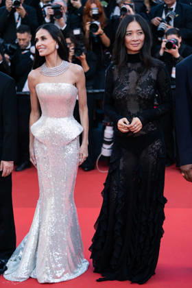 Opening Ceremony And La VÃ nus Electrique (The Electric Venus) Screening - The 79th Annual Cannes Film Festival Demi Moore and ChloÃ Zhao attend the opening ceremony and La VÃ nus Electrique (The Electric Venus) screening during the 79th annual Cannes Film Festival at Palais des Festivals, Credit:Lounis Tiar Avalon France, Cannes  Copyright: xLounisxTiarx xAvalonx 1098387385
