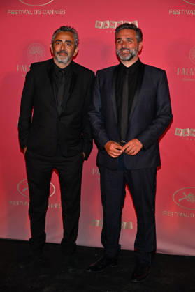 Cannes Opening Dinner JR Olivier Nakache, Eric Toledano attending the Opening Dinner of the 79th Cannes Film Festival in Cannes, France on May 12, 2026. Photo by Julien Reynaud APS-Medias ABACAPRESS.COM Cannes France  Copyright: xReynaudxJulien APS-Medias ABACAx