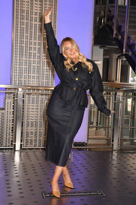 NEW YORK, NY- MAY 12: Camille Kostek at the Empire State Building in celebration of Sports Illustrated SwimsuitÃ¢â‚¬â ¢s Annual 2026 issue debut on May 12, 2026 in New York City. Credit: AdMedia New York City USA - ZUMAa123 20260512_zaa_a123_102 Copyright: xJohnxFyckex