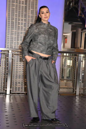 NEW YORK, NY- MAY 12: Lauren Chan at the Empire State Building in celebration of Sports Illustrated SwimsuitÃ¢â‚¬â ¢s Annual 2026 issue debut on May 12, 2026 in New York City. Credit: AdMedia New York City USA - ZUMAa123 20260512_zaa_a123_092 Copyright: xJohnxFyckex