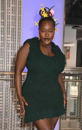NEW YORK, NY- MAY 12: Achieng Agutu at the Empire State Building in celebration of Sports Illustrated SwimsuitÃ¢â‚¬â ¢s Annual 2026 issue debut on May 12, 2026 in New York City. Credit: AdMedia New York City USA - ZUMAa123 20260512_zaa_a123_096 Copyright: xJohnxFyckex