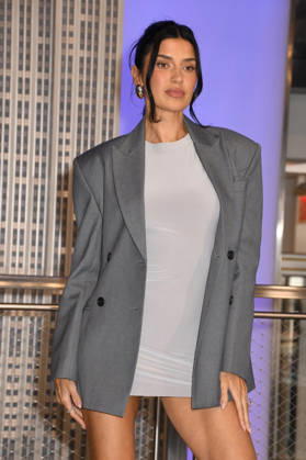 NEW YORK, NY- MAY 12: Nicole Williams English at the Empire State Building in celebration of Sports Illustrated SwimsuitÃ¢â‚¬â ¢s Annual 2026 issue debut on May 12, 2026 in New York City. Credit: AdMedia New York City USA - ZUMAa123 20260512_zaa_a123_126 Copyright: xJohnxFyckex