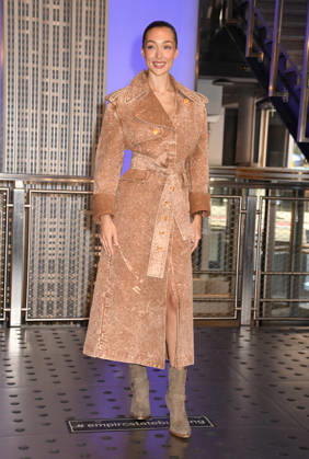 NEW YORK, NY- MAY 12: Penny Lane at the Empire State Building in celebration of Sports Illustrated SwimsuitÃ¢â‚¬â ¢s Annual 2026 issue debut on May 12, 2026 in New York City. Credit: AdMedia New York City USA - ZUMAa123 20260512_zaa_a123_129 Copyright: xJohnxFyckex