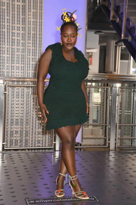 NEW YORK, NY- MAY 12: Achieng Agutu at the Empire State Building in celebration of Sports Illustrated SwimsuitÃ¢â‚¬â ¢s Annual 2026 issue debut on May 12, 2026 in New York City. Credit: AdMedia New York City USA - ZUMAa123 20260512_zaa_a123_139 Copyright: xJohnxFyckex