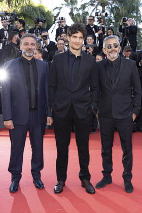 Opening Ceremony and La VÃ nus Electrique (The Electric Venus) Screening at the 79th Cannes Film Festival Olivier Nakache, Louis Garrel and Eric Toledano attend the opening ceremony and La VÃ nus Electrique (The Electric Venus) screening during the 79th annual Cannes Film Festival at Palais des Festivals on May 12, 2026 in Cannes, France.  Copyright: x Chassery+Courdjix