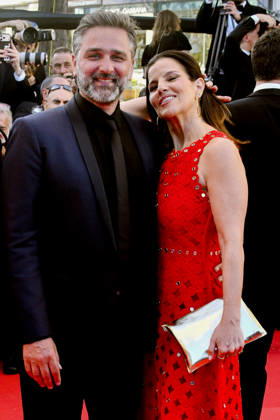 79ème Festival International du Film de Cannes Montée des marches douverture 79th Cannes International Film Festival Opening Ceremony And La Vénus Electrique The Electric Venus Premiere red carpet Eric Toledano and Olivier Nakache with their wives and Louis Garrel Thomas Bohlen Starface 2026 05 12 455854 2026 05 12 Cannes France  Copyright: xThomasxBohlenx STAR_455854_053