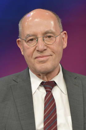 Gregor Gysi in der ARD-Talkshow maischberger im Studio Berlin Adlershof. Berlin, 12.05.2026