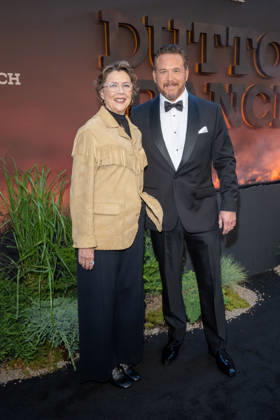 Paramount+ s Dutton Ranch New York Premiere, New York, USA - 12 May 2026 (L-R) Annette Bening and Cole Hauser attend Paramount+ s Dutton Ranch New York Premiere at AMC Lincoln Square 13 on May 12, 2026 in New York City. New York United States Copyright: xRonxAdarx xSOPAxImagesx _radar_dutton_20260512_01020