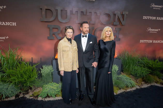 Paramount+ s Dutton Ranch New York Premiere, New York, USA - 12 May 2026 (L-R) Annette Bening, Cole Hauser and Kelly Reilly attend Paramount+ s Dutton Ranch New York Premiere at AMC Lincoln Square 13 on May 12, 2026 in New York City. New York United States Copyright: xRonxAdarx xSOPAxImagesx _radar_dutton_20260512_01090