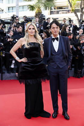 79th Cannes Film Festival Red Carpet Opening Night - part 1 Palais des Festivals - Cannes, France Tiziana Rocca;Giulio Base 79th Cannes Film Festival Red Carpet Opening Night - part 1 Palais des Festivals - Cannes, France 12th May 2026 SGPItalia id 134688_007 *Not Exclusive  Copyright: xSGPx