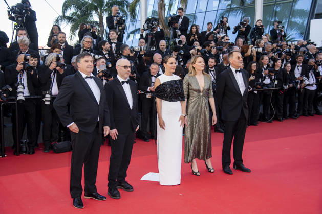79th Cannes Film Festival Red Carpet Opening Night - part 1 Palais des Festivals - Cannes, France Michel Benjamin;Cedric Coppola;Monia Chokri;Marine Francen;Chistophe Massie 79th Cannes Film Festival Red Carpet Opening Night - part 1 Palais des Festivals - Cannes, France 12th May 2026 SGPItalia id 134688_007 *Not Exclusive  Copyright: xSGPx