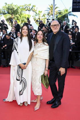 79th Cannes Film Festival Red Carpet Opening Night - part 1 Palais des Festivals - Cannes, France Sofia Vigano;Barbara Bertelli;Giorgio Martelli 79th Cannes Film Festival Red Carpet Opening Night - part 1 Palais des Festivals - Cannes, France 12th May 2026 SGPItalia id 134688_007 *Not Exclusive  Copyright: xSGPx